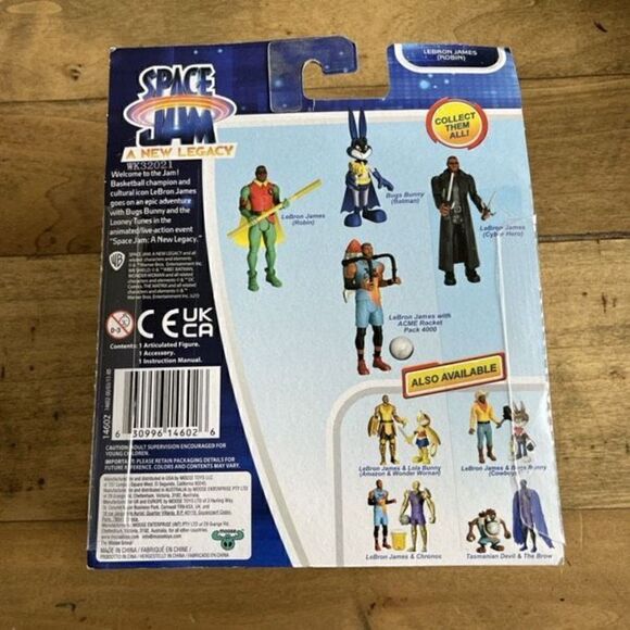 Space Jam 2 A New Legacy LEBRON JAMES ROBIN 5” Moose Toys 2021 DC Batman - Picture 5 of 5